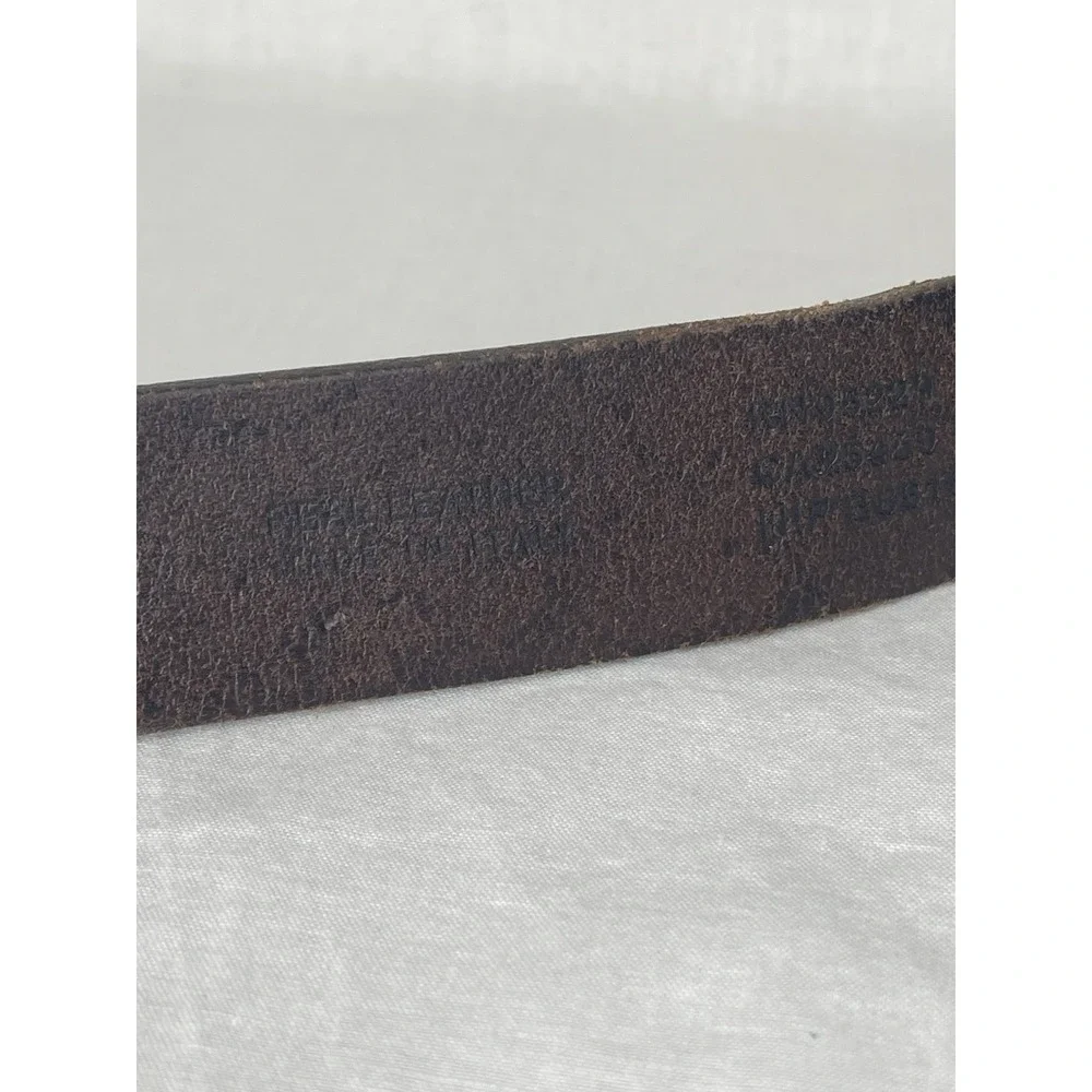 Ted Baker London Men's Brown Dress Belt Size 32 / 81cms Made in Italy Leather